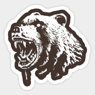 demons, monsters, movies, fear, venom, bear Sticker